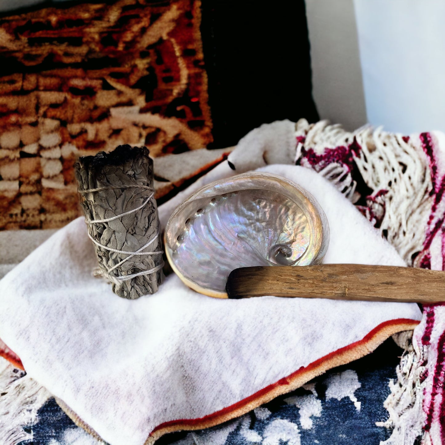 Abalone Shell Smudge Bowl